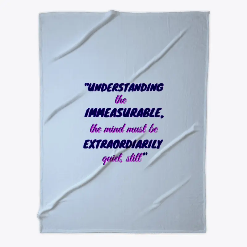 understanding the immeasurable,